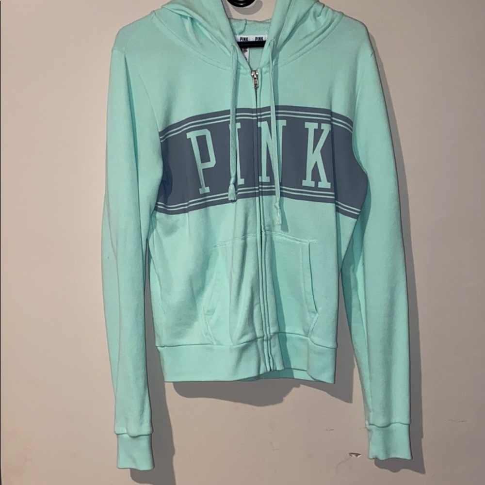 Pink Hooded Zip Up